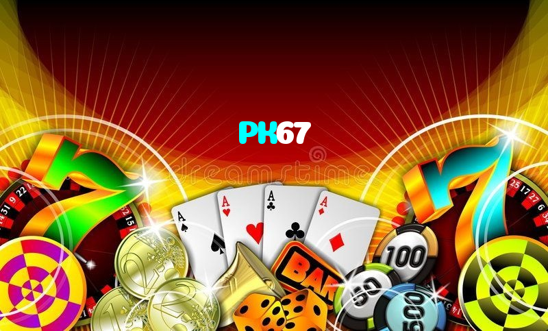 PK67 casino presented on mobile device in Pakistan with slots and live games